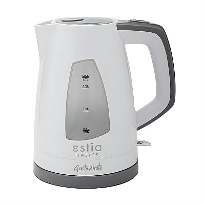 ΒΡΑΣΤΗΡΑΣ GUSTO WHITE ΠΛΑΣΤΙΚΟΣ 2200w 1.7lt ΛΕΥΚΟΣ