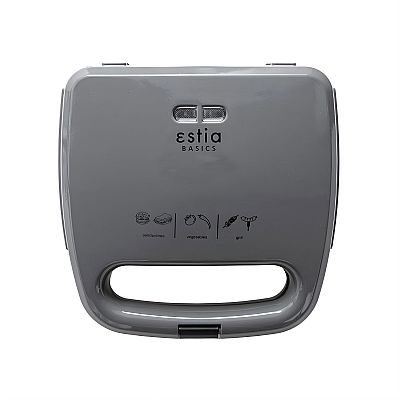 ΤΟΣΤΙΕΡΑ AROMA GREY 2 ΘΕΣΕΩΝ 750w ΓΚΡΙ