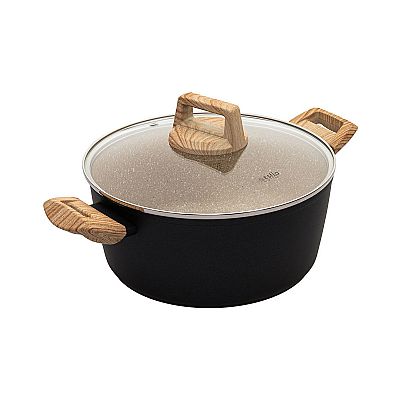 ΚΑΤΣΑΡΟΛΑ EARTH ΑΝΤΙΚΟΛΛΗΤΙΚΗ ΠΡΕΣΣΑΡΙΣΤΟΥ ΑΛΟΥΜΙΝΙΟΥ 24cm 4.3lt