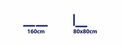 ΒΡΑΧΙΟΝΑΣ ΜΠΑΝΙΟΥ ΓΩΝΙΑΚΟΣ 80x80 ΝΙΚΕΛ